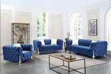 Emma 3 piece LUXURY velvet Tufted sofa