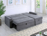 Jasper Sectional Sofa Bed with Storage Chase