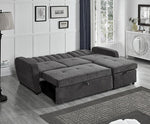 Romille Sectional Sofa Bed with Storage Chaise