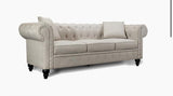 Valencia Abruzzo Velvet Chesterfield Sofa