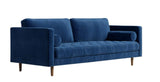 LUXURY Valencia Derry velvet plush Sofa