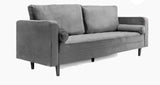 LUXURY Valencia Derry velvet plush Sofa