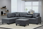 1311 Sectional Sofa with Drop Tray and FREE Ottoman Storage