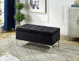 Leane Velvet Storage Bench
