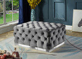 Sabel Velvet Ottoman