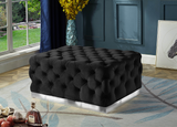 Sabel Velvet Ottoman
