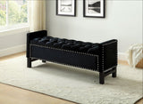Lana Velvet Storage Bench