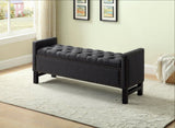 Lana Velvet Storage Bench