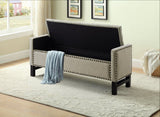 Lana Velvet Storage Bench