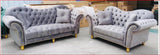 Grace Velvet Tufted SOFA-LOVESEAT