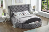 Versa Luxurious Round Bed with Storage