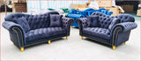 Grace Velvet Tufted SOFA-LOVESEAT