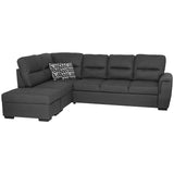 June Sectional Pull-Out Sofa Bed with FREE Storage Ottoman and USB Ports